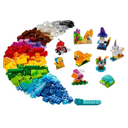 Immagine di LEGO Classic Mattoncini Trasparenti Creativi 11013 