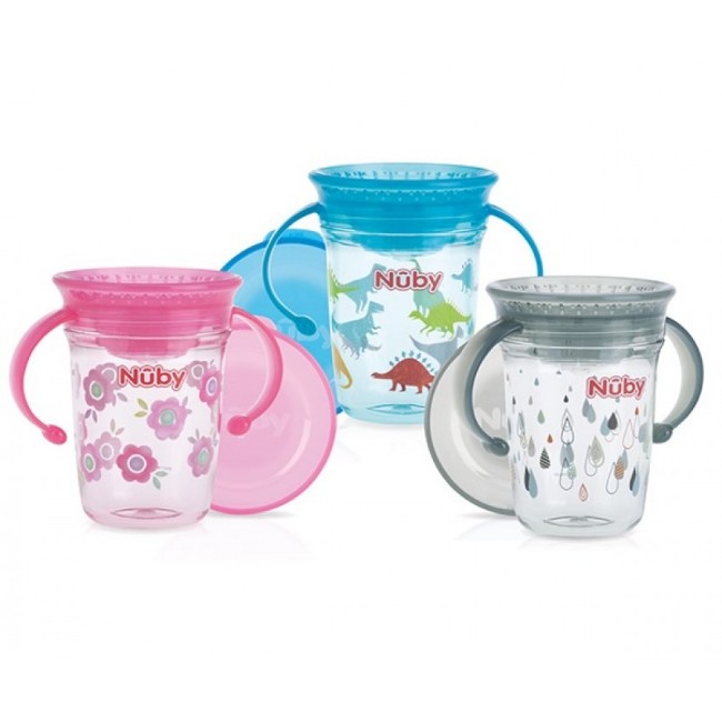 Immagine di Tazza in Tritan 360° Wonder Cup con manici 240ml 6m+ 