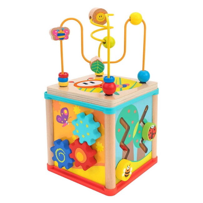 Immagine di Cubo Multiattività in Legno 16cm 