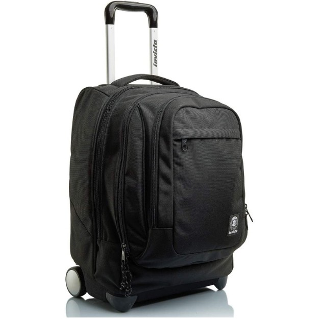 Paniate - Trolley Scuola Bump Pro Plain Jet Black Invicta in offerta da  Paniate