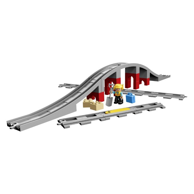 Immagine di LEGO DUPLO Ponte e Binari Ferroviari 10872 