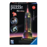 Immagine di 3D Puzzle Empire State Building Night Edition con LED 216 pezzi