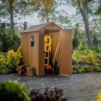 Immagine di Keter Casetta da Giardino Porta Attrezzi in Resina Darwin 4x6 Brown