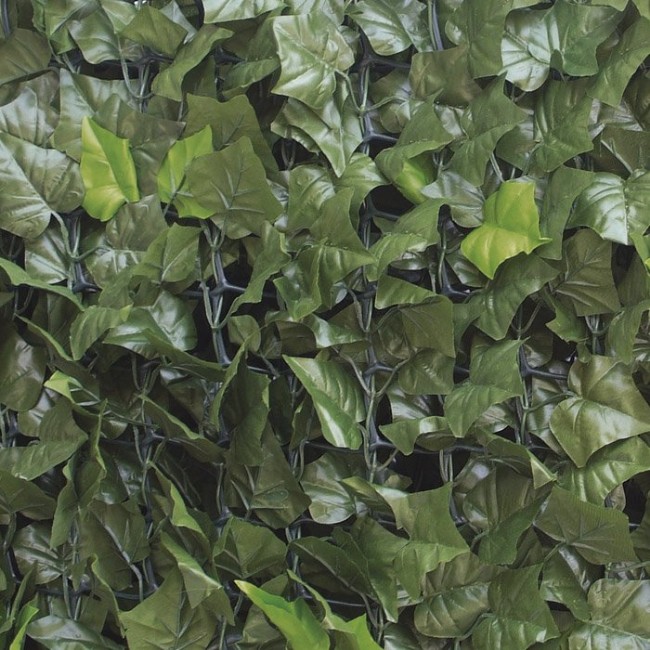 Siepe Artificiale Sempreverde Double Edera 100x300cm Verdelook