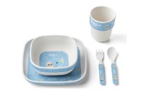 Immagine di Set Pappa in Bamboo 12+ Yoohoo Blue