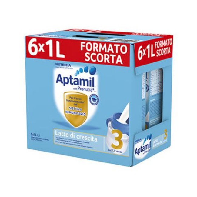 Immagine di Latte Aptamil 3 Liquido 6 x 1l