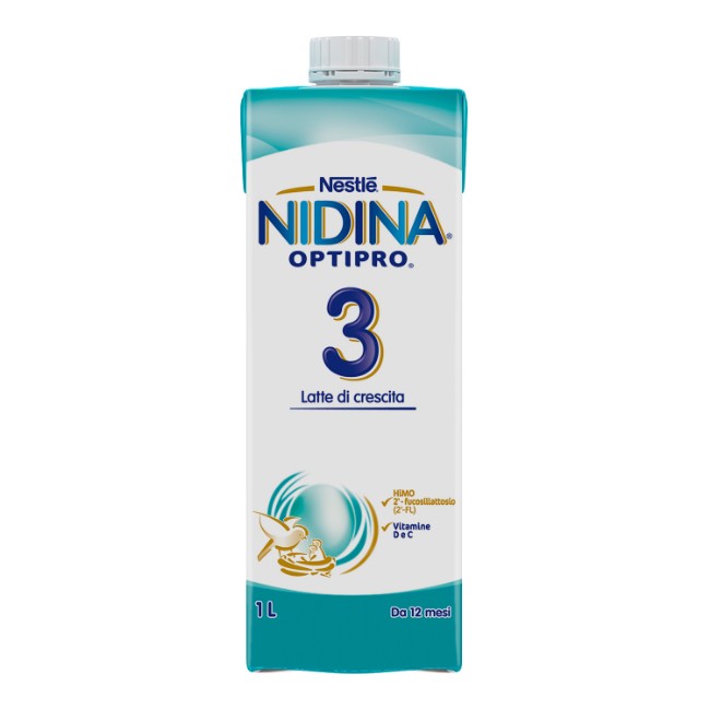 Paniate - Nestlé Latte Nidina Optipro Crescita 3 Liquido 1000 ml - Latte  Crescita Liquido in offerta da Paniate