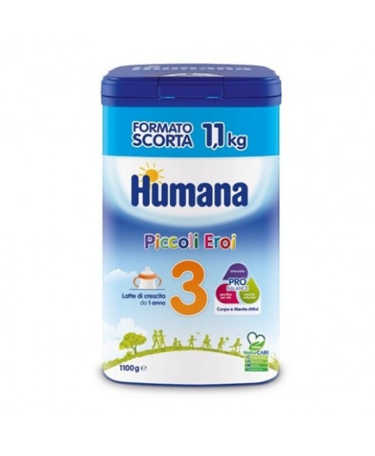 Paniate - Humana Latte Humana 3 Polvere MP 1100 gr - Latte Crescita Polvere  in offerta da Paniate