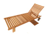 Immagine di Lettino Montreal in Legno Tropicale PEFC