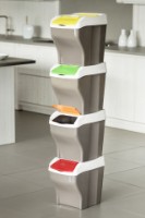 Immagine di Set Pattumiera Poker Plus 27 lt 4 Pezzi