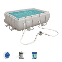 Piscina Rettangolare Power Steel 56629 - 282x196x84cm