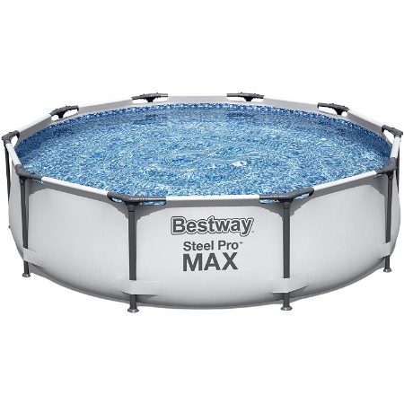 Bestway Piscina Rotonda Steel Pro MAX 56418 - 366x100cm con Filtro a Cartuccia