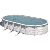 Piscina Ovale Finlandia KIT730N - 730x375x120cm Gre