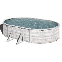 Piscina Fuori Terra Ovale Groenlandia 610 X 375 x h132 cm Nordic