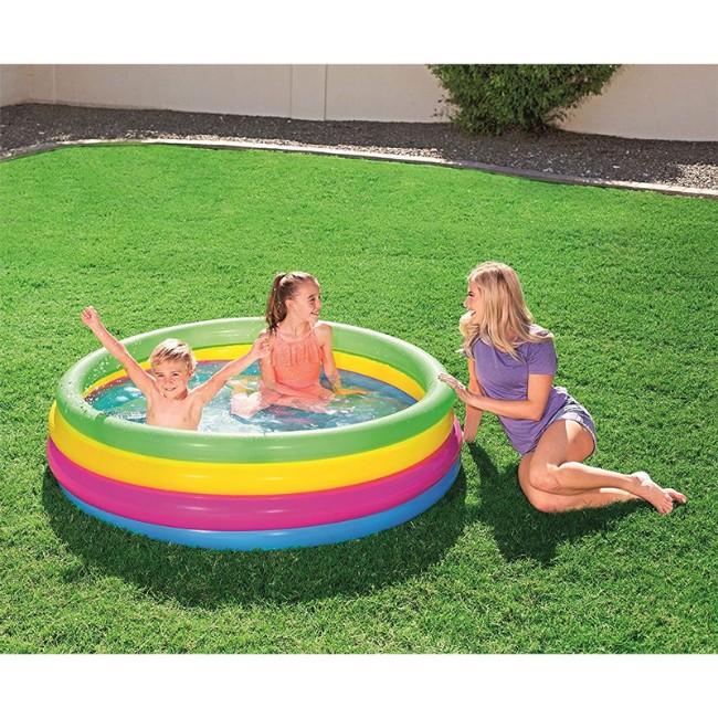 Immagine di Piscina Gonfiabile Bambini Bestway 4 Anelli 157x46 cm