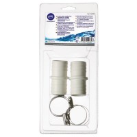 Immagine di Kit 2 Raccordi per Tubi 38 mm e 4 Fascette 38 mm