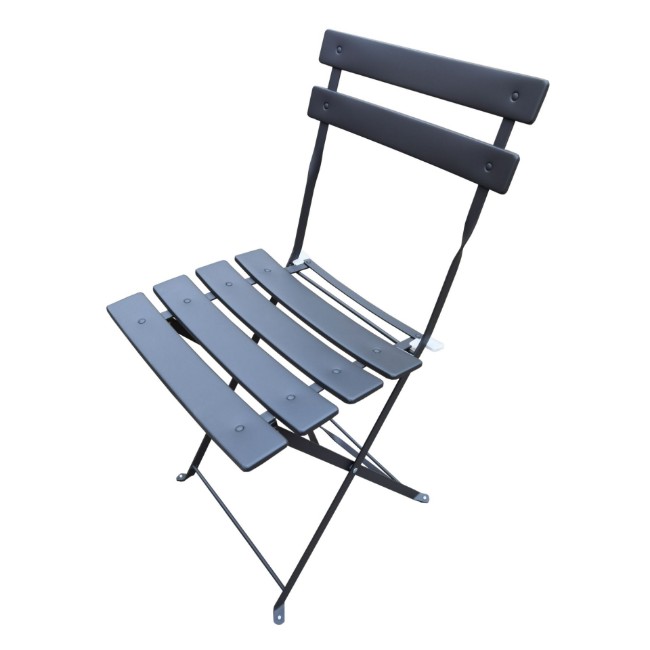 Flipper Grigio antracite sedia seduta pieghevole giardino metallo