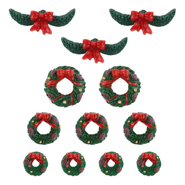 Immagine di Garland And Wreaths, Set di 12 - 04802