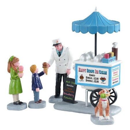 Immagine di Happy Scoops Ice Cream Cart, Set di 5 - 12037