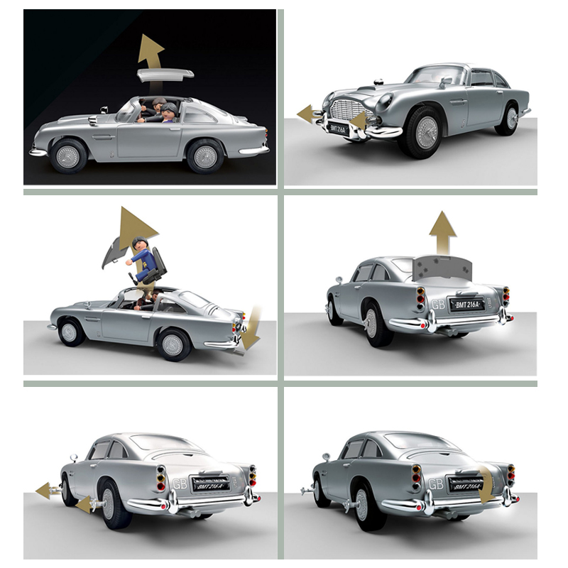Paniate Playmobil James Bond Aston Martin DB5 Goldfinger Edition