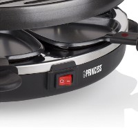 party grill raclette da 2 a 6 persone piastra removibile