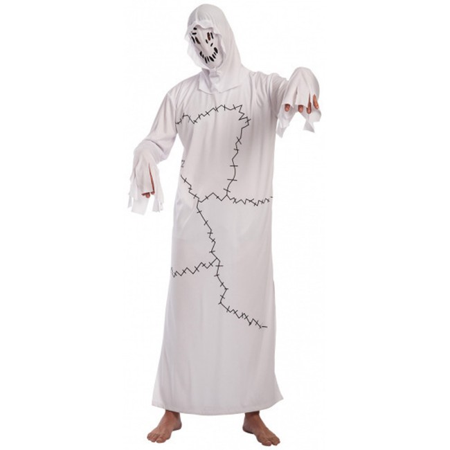Costume Fantasma Sconosciuto Adulto Taglie Forti – Fun World – Nuovo Con Etichette