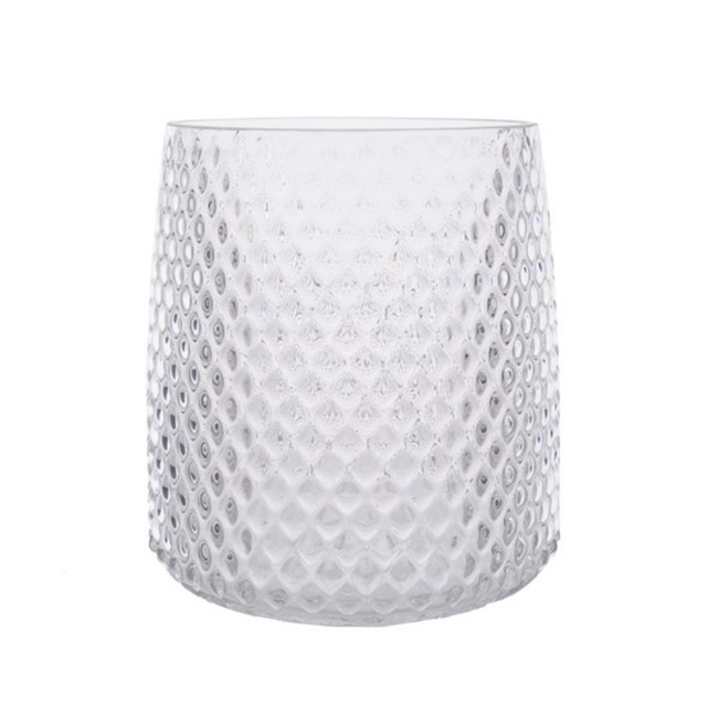 Portacandela Forma Pigna 13x15cm Trasparente