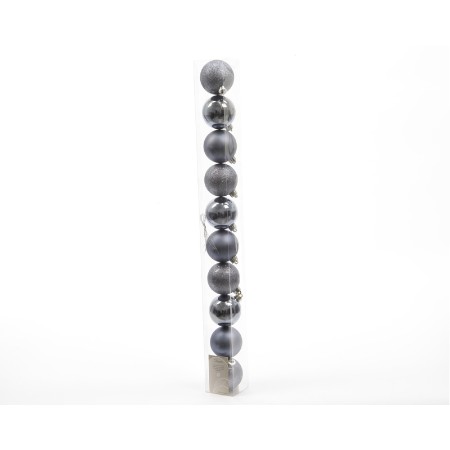 Immagine di 10 Palline Natalizie 60mm Infrangibili Blue Jeans