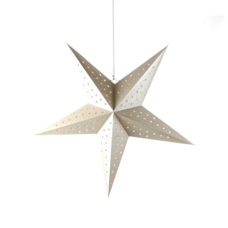 Stella Glitterata a Filo 75 cm