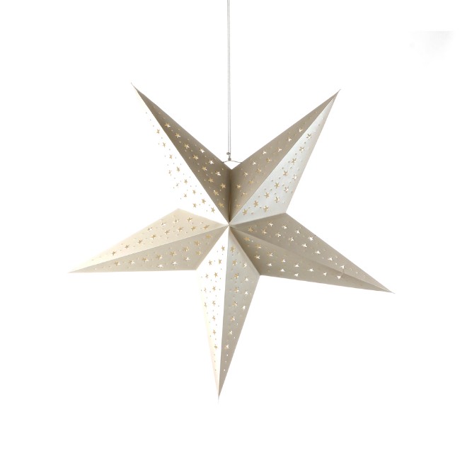 Stella Glitterata a Filo 75 cm