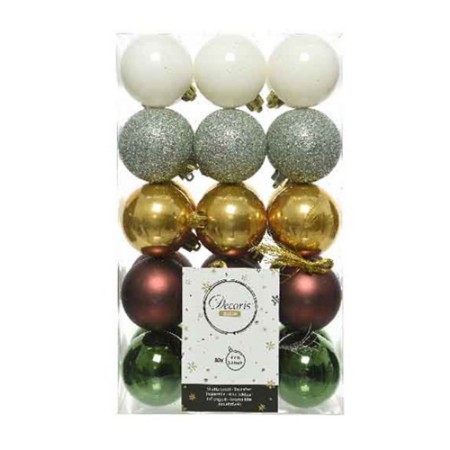 30 Palline Assortite 6 cm