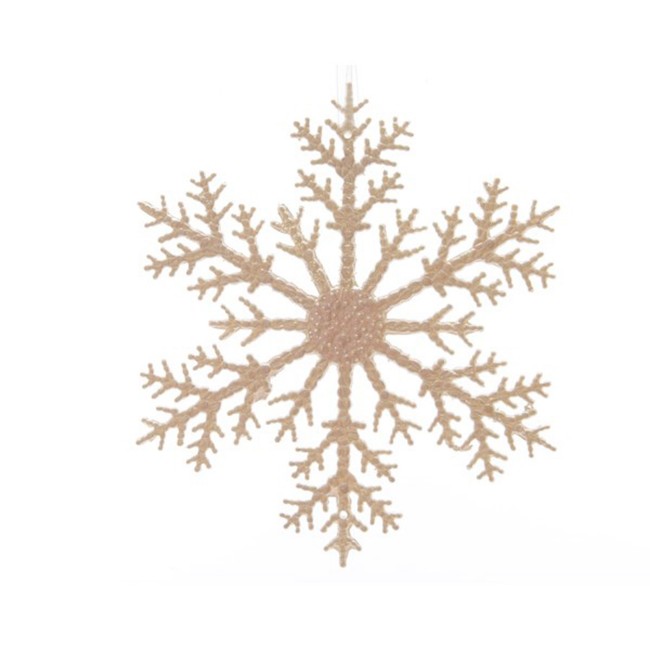 Pendente Fiocco di Neve 20cm Perla