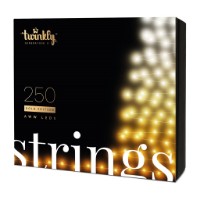 Twinkly Strings Gold Edition catena 250 led aww programmabile