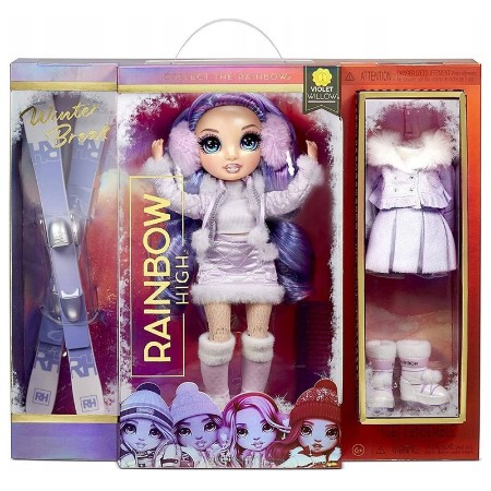 Immagine di Rainbow High Fashion Winter Break Doll- Violet Willow