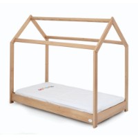Letto Montessori Moovie Naturale Cuoricini