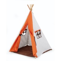 Tenda Teepee Moovie Be Wild Arancione Cuoricini
