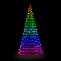 Twinkly Light Tree albero conico programmabile con 750 led rgb+w luminosi e colorati