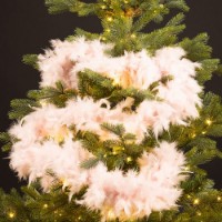 Filo Decorativo Boa in Piuma Rosa