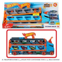 Immagine di Hot Wheels Camion 2 in 1 Trasportatore E Pista
