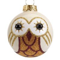 Pallina Natalizia 60mm in Vetro con Decorazione