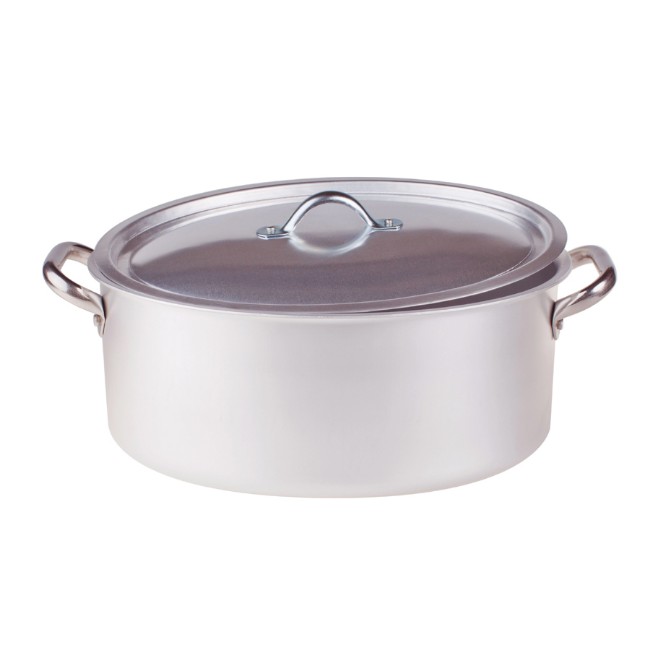 Casseruola Ovale con Coperchio Pentole Agnelli
