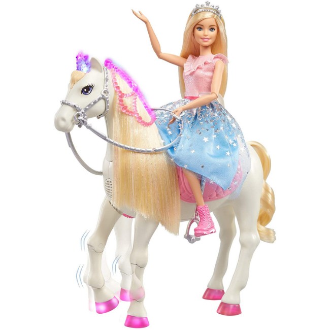 Paniate - Barbie Princess Adventure, Cavallo e Bambola Barbie