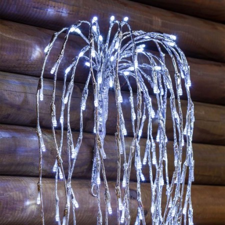 Immagine di Cascata Luminosa 240 LED Alta 85cm - Bianco Freddo