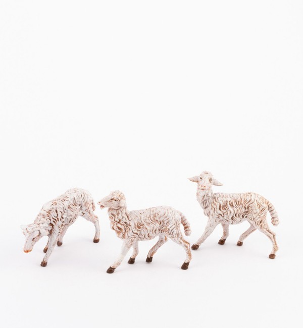 3 Pecore per Presepe 19cm