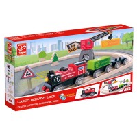 Pista con Locomotiva a Batteria e Gru