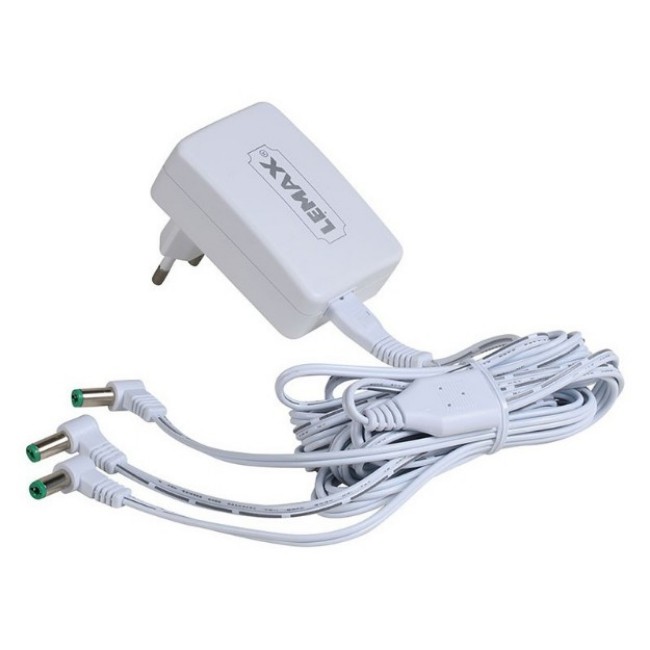 Alimentatore adattatore Lemax 3 uscite bianco Lemax 94564