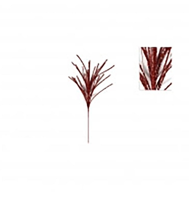 Addobbo Floreale Ramo Decorativo Pendente 70cm Rosso