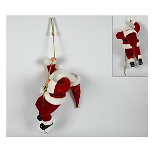 Babbo Natale con Corda 45cm