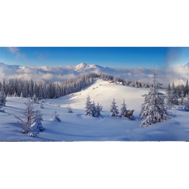 Poster Maxi In Tela Tessile Foresta 150x75cm | My Village