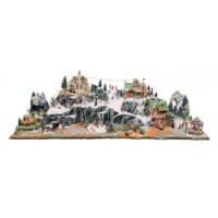 Base Mega per Villaggio Natalizio e Presepe 120x40x30cm